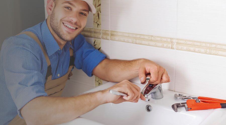 Faucet cartridge replacement in Levering, MI